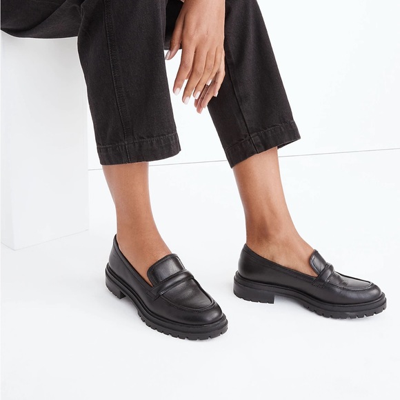 Madewell Shoes - Madewell The Bradley Lugsole Loafer in Leather 5.5 NG674